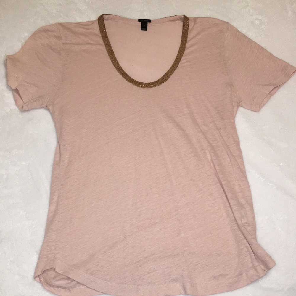 J. Crew Sparkle Collar Shirt (Size Medium)